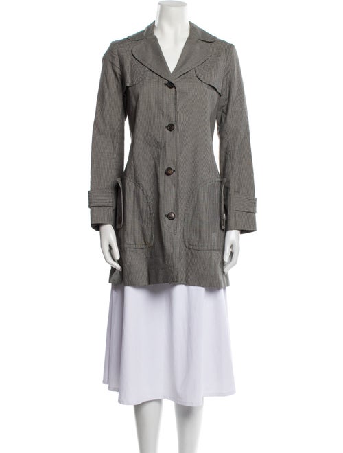 A.P.C. Plaid Print Peacoat