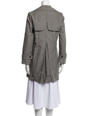 A.P.C. Plaid Print Peacoat