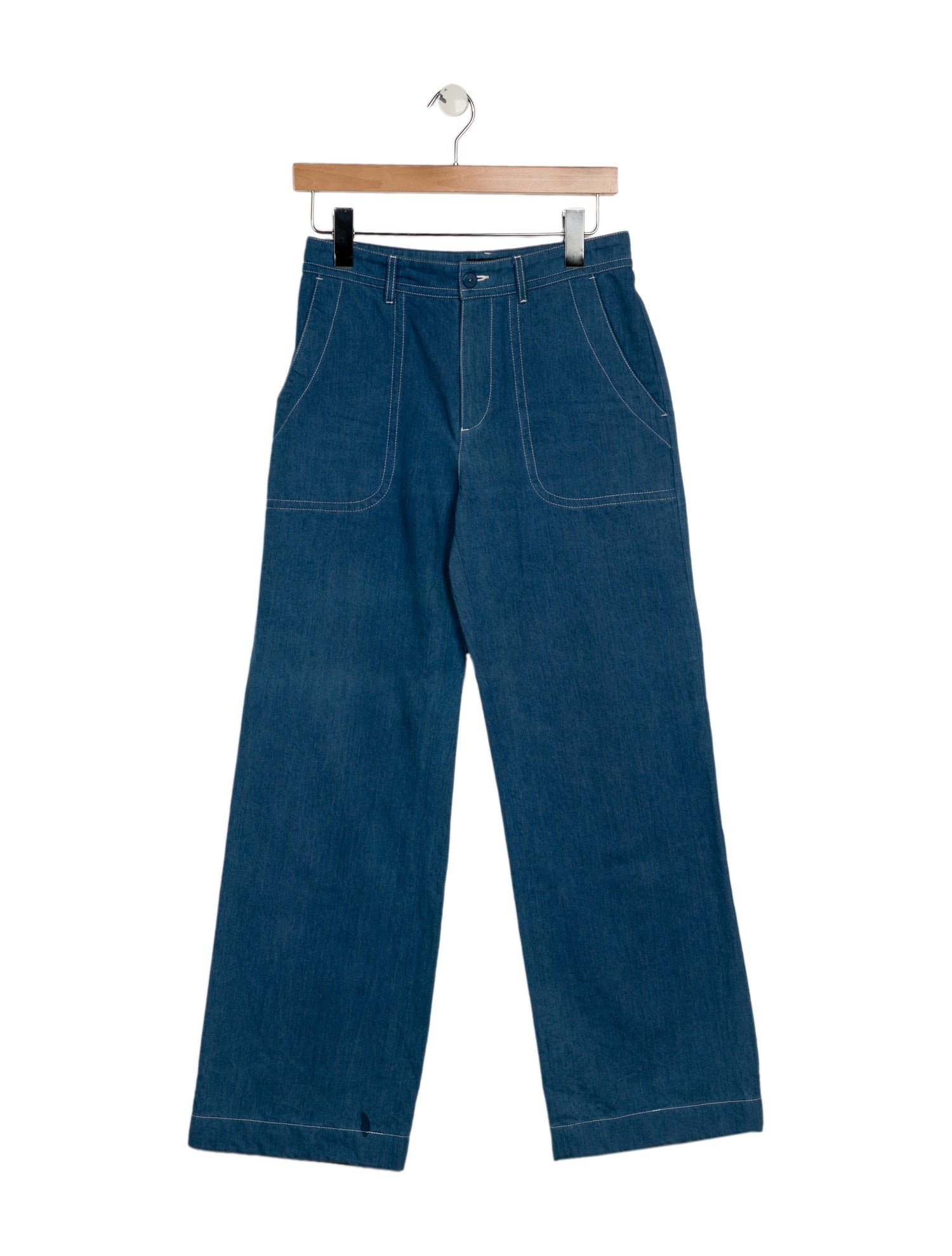 A.P.C. Mid-Rise Wide Leg Jeans
