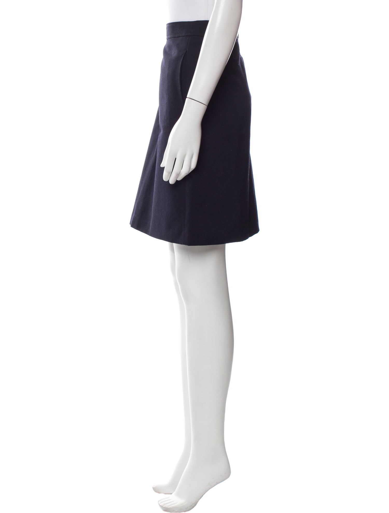 A.P.C. Virgin Wool Knee-Length Skirt