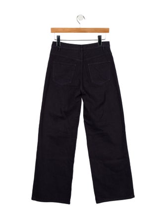 A.P.C. Mid-Rise Wide Leg Jeans
