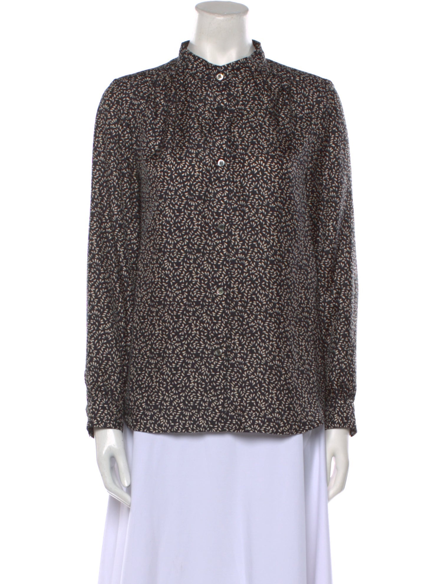 A.P.C. Silk Printed Blouse