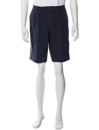 A.P.C. Printed Flat Front Shorts