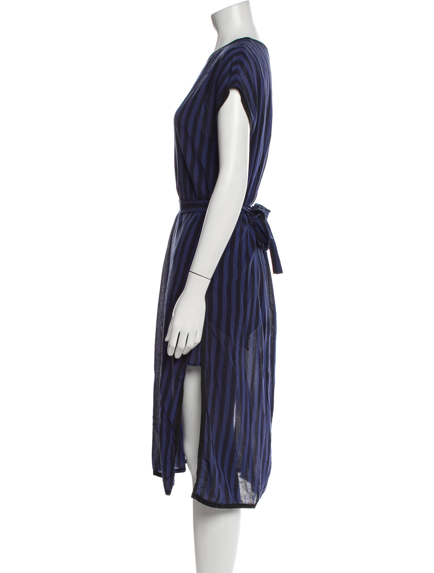 A.P.C. Striped Midi Length Dress