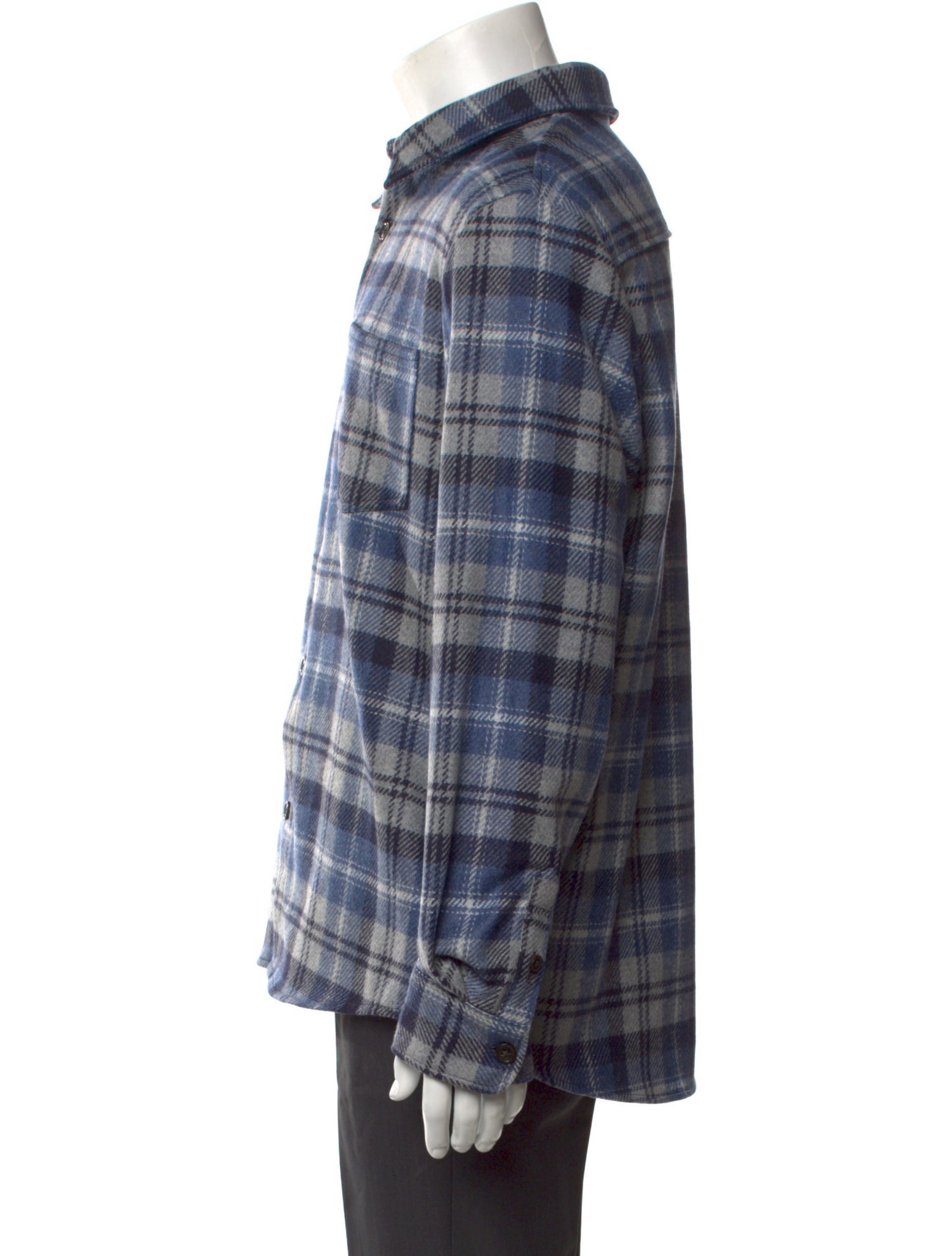 A.P.C. Wool Plaid Print Shirt