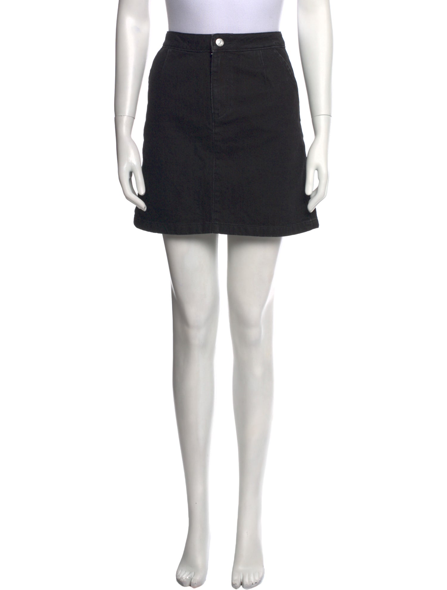 A.P.C. Embroidered Accent Mini Skirt