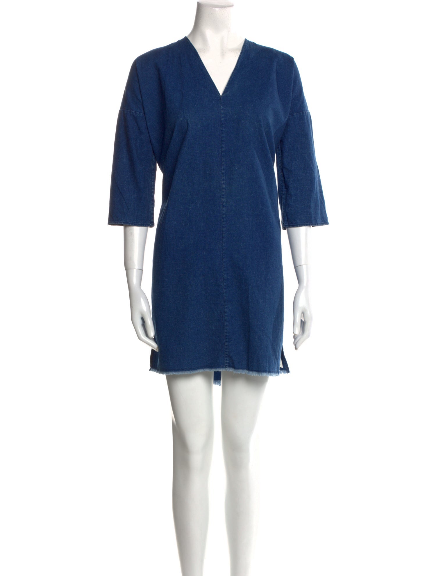 Nili Lotan V-Neck Mini Dress