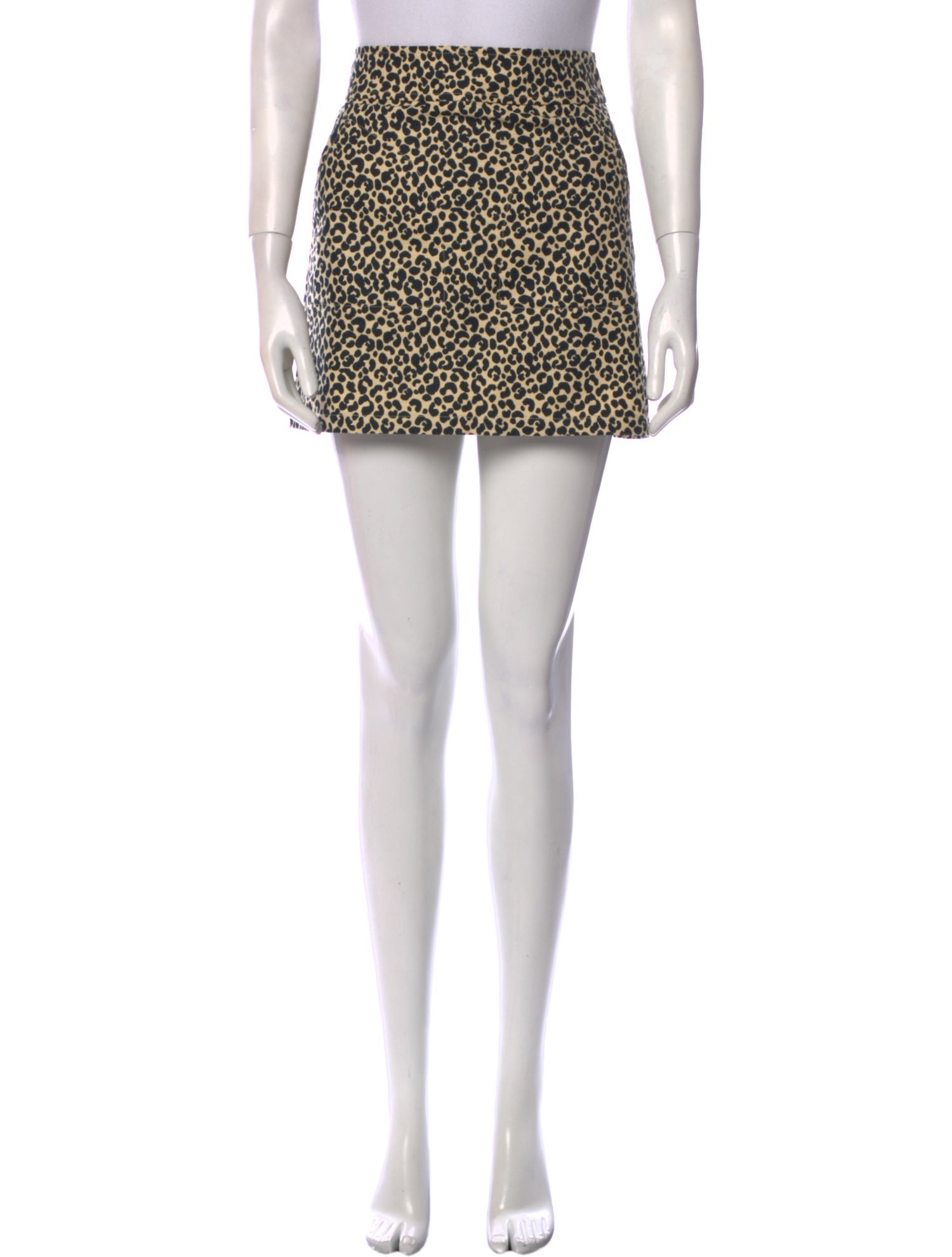 A.P.C. Animal Print Mini Skirt