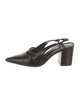 A.P.C. Leather Slingback Pumps