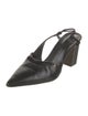 A.P.C. Leather Slingback Pumps