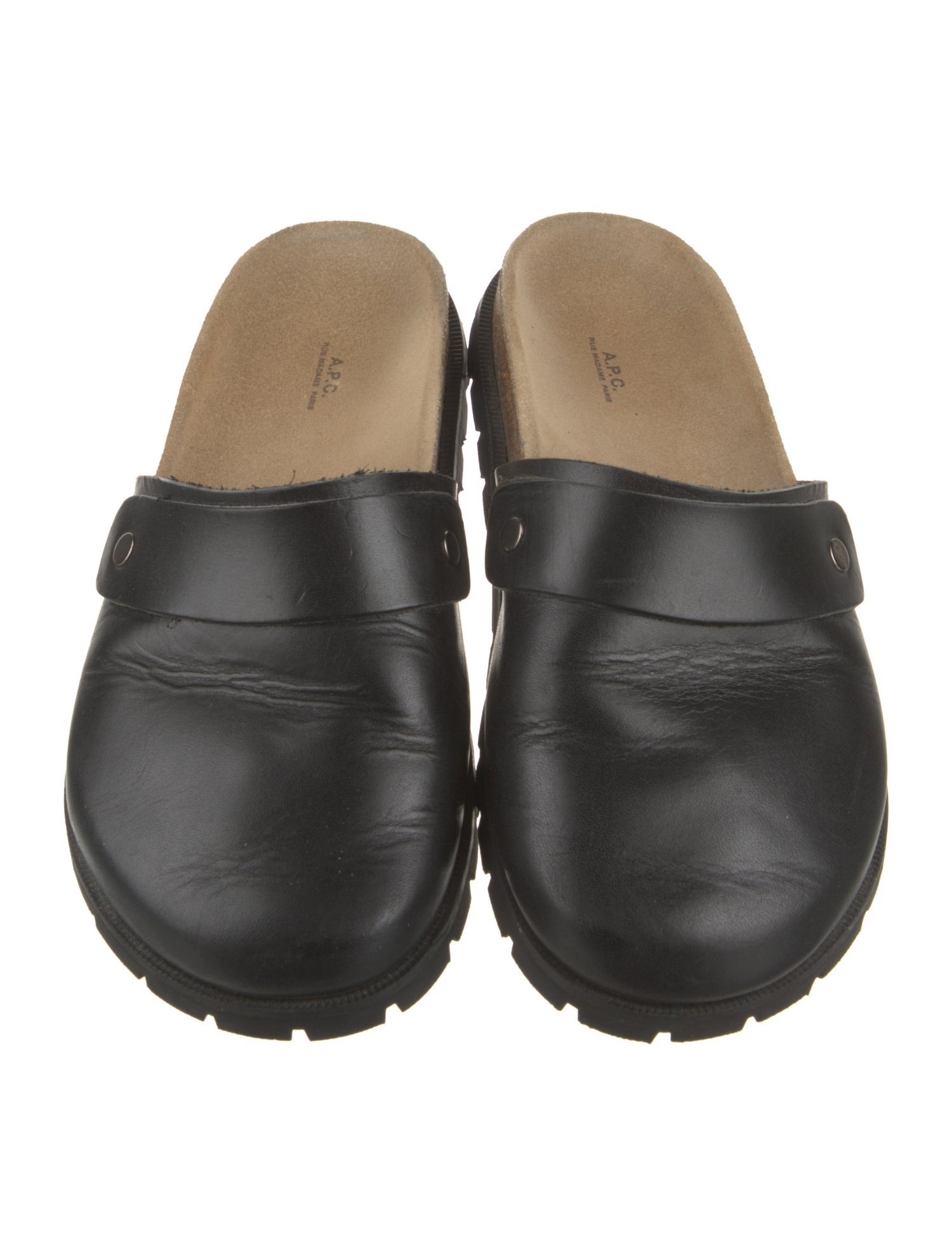 A.P.C. Leather Mules