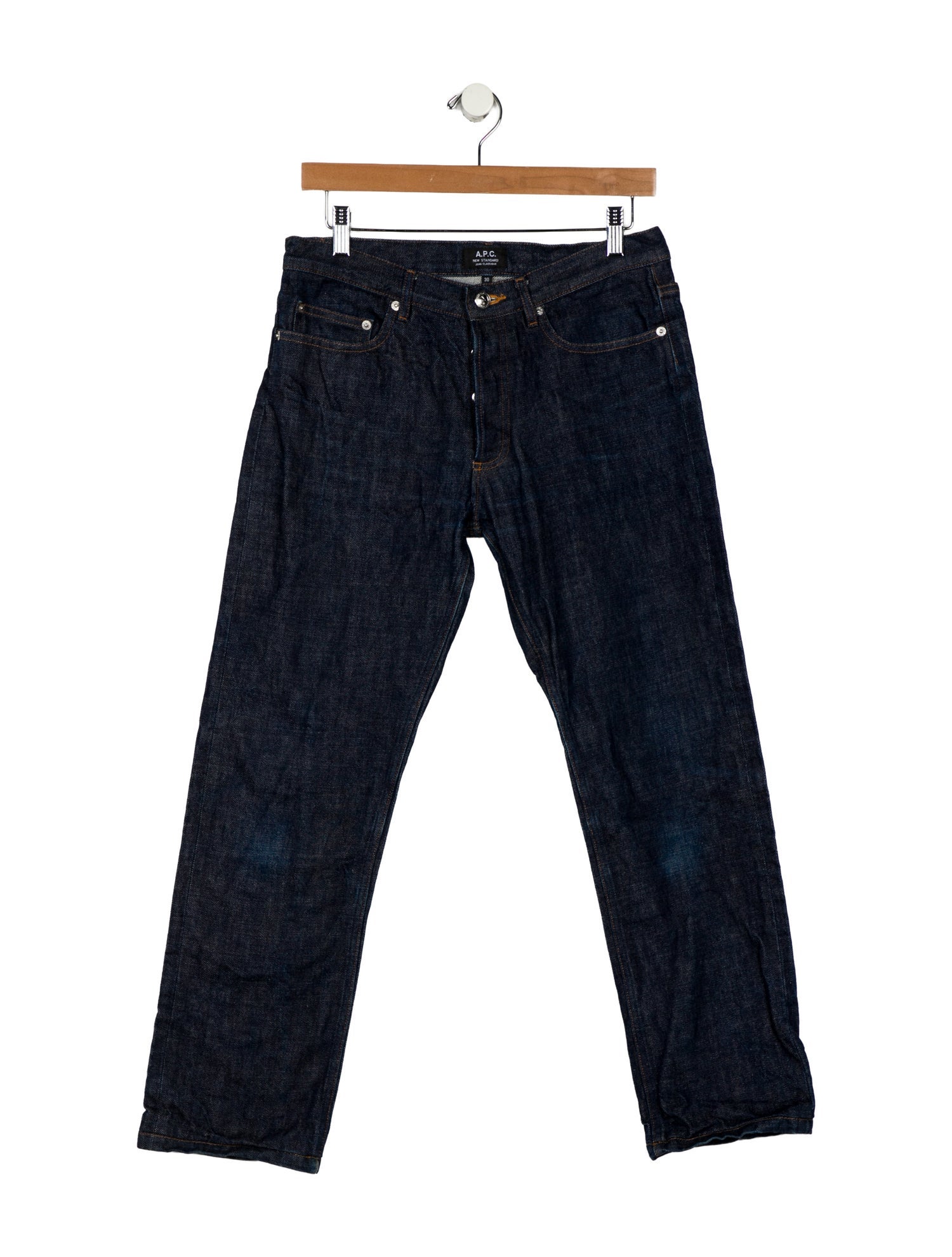A.P.C. Mid-Rise Straight Leg Jeans