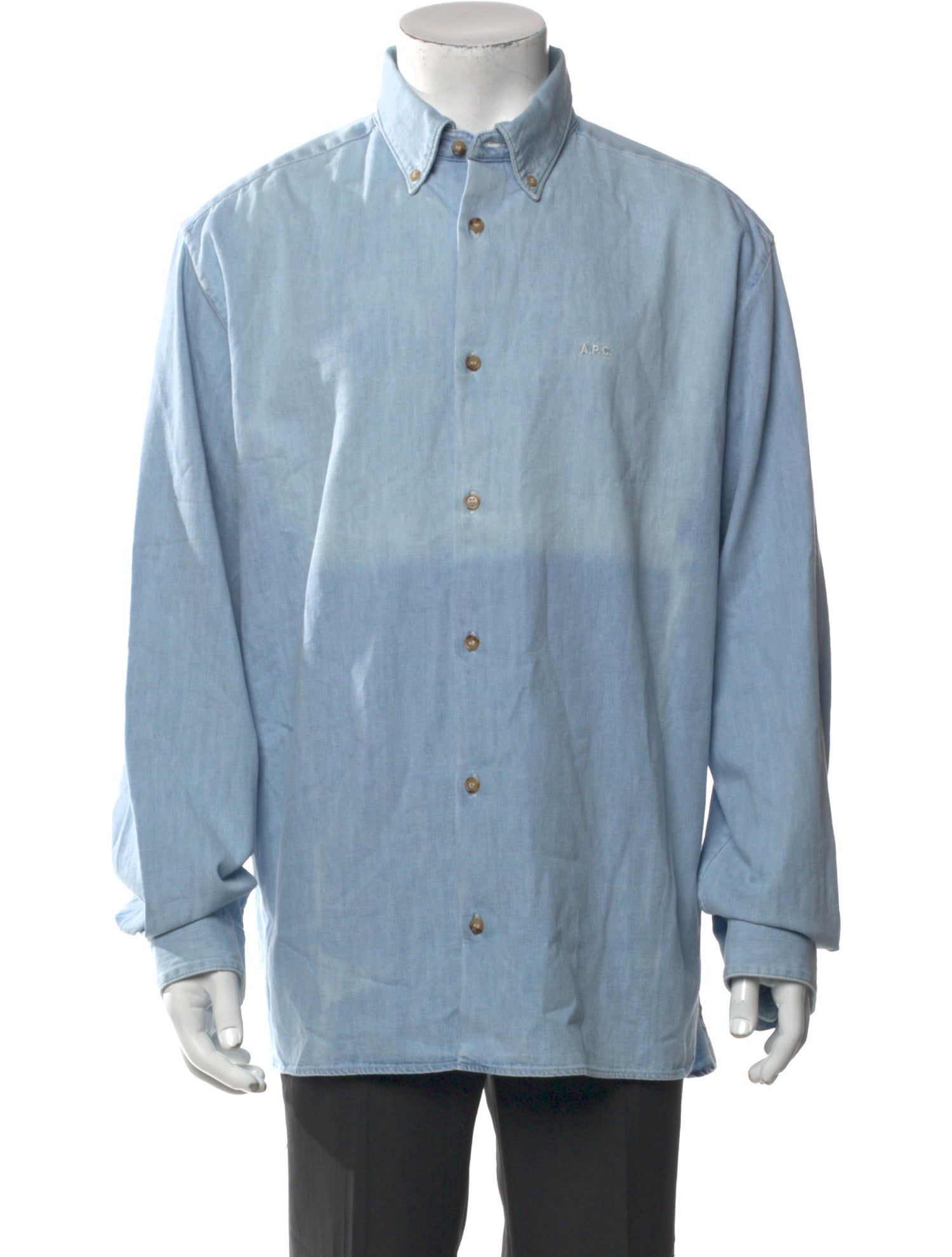 A.P.C. Long Sleeve Denim Shirt