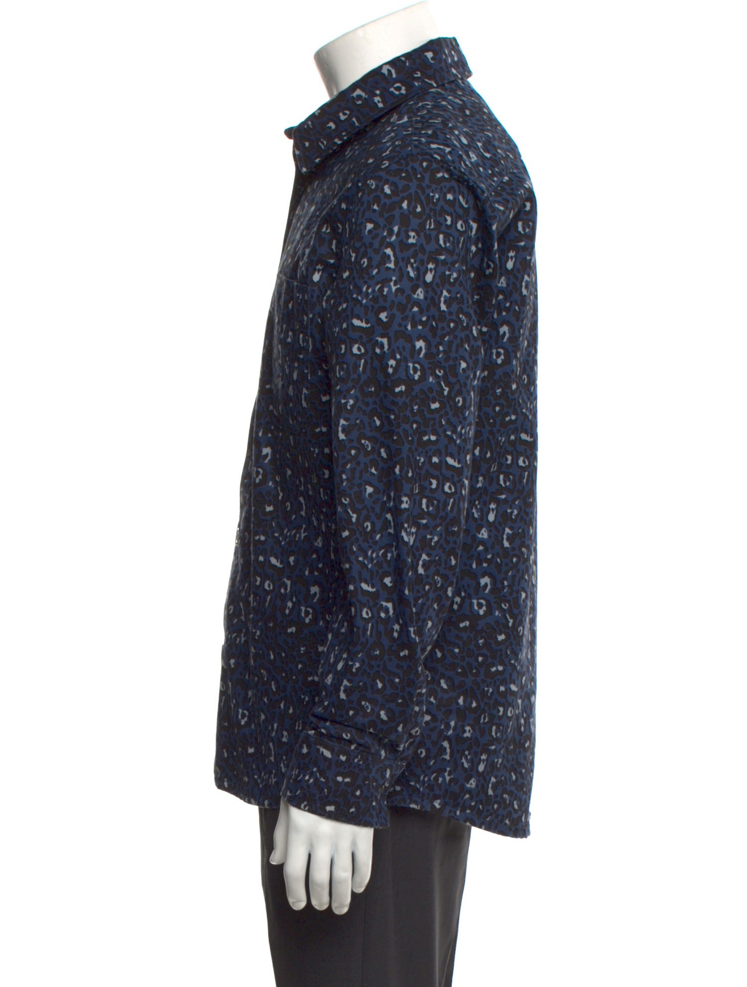 A.P.C. Animal Print Long Sleeve Shirt