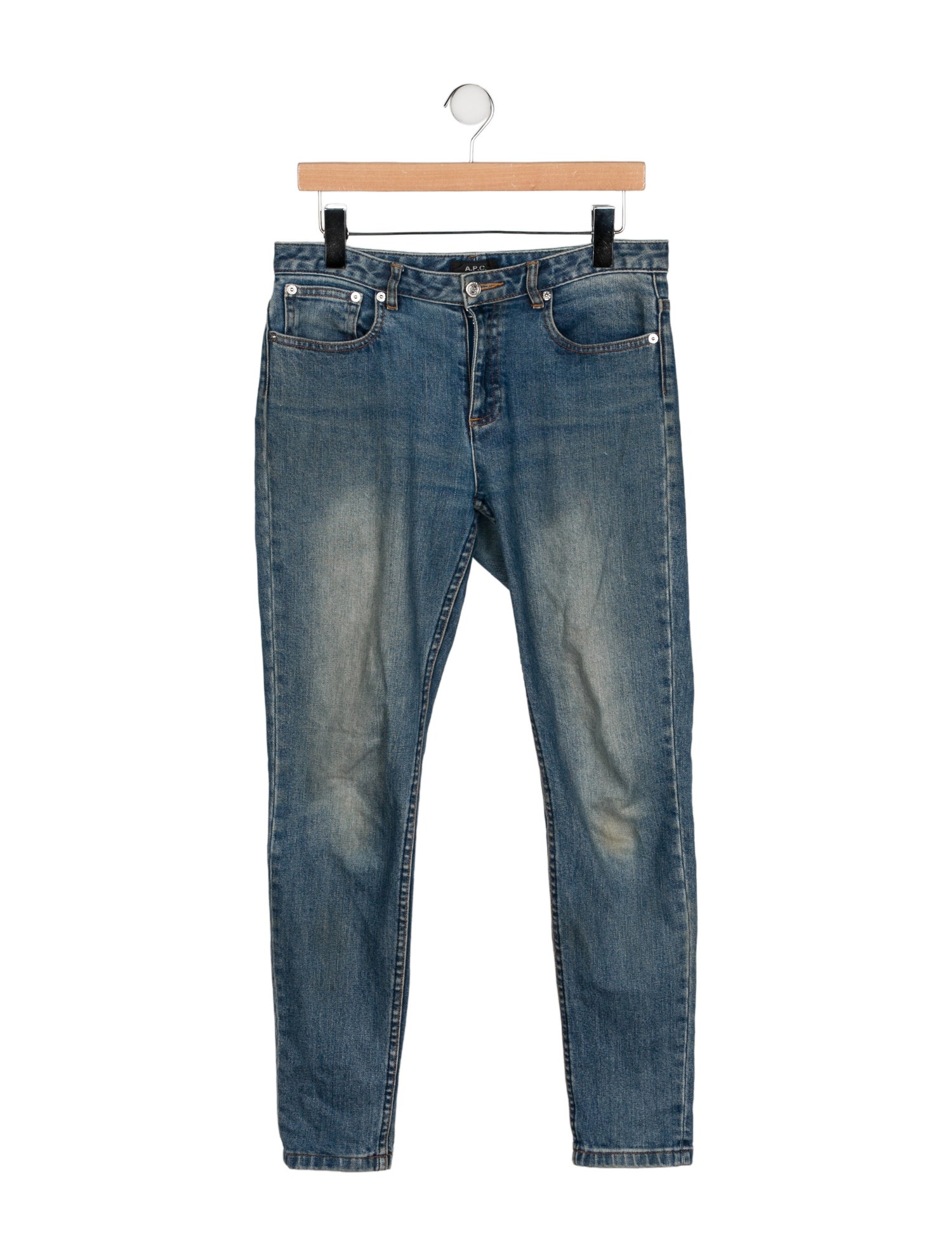 A.P.C. Mid-Rise Skinny Leg Jeans