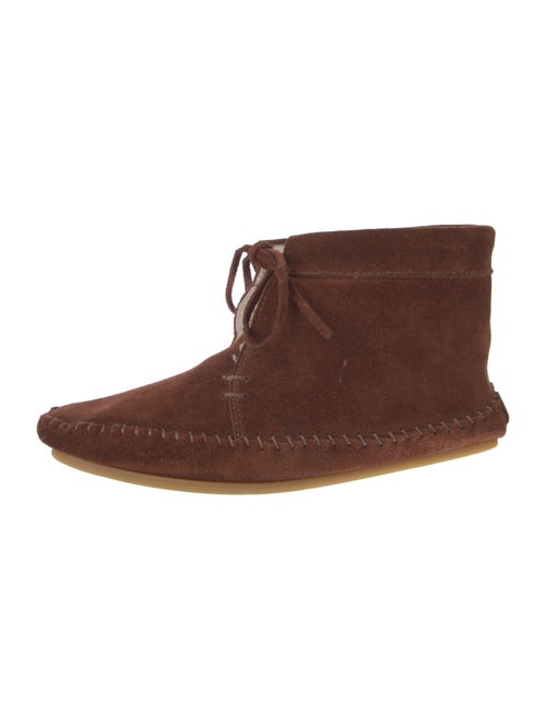 A.P.C. Suede Lace-Up Boots