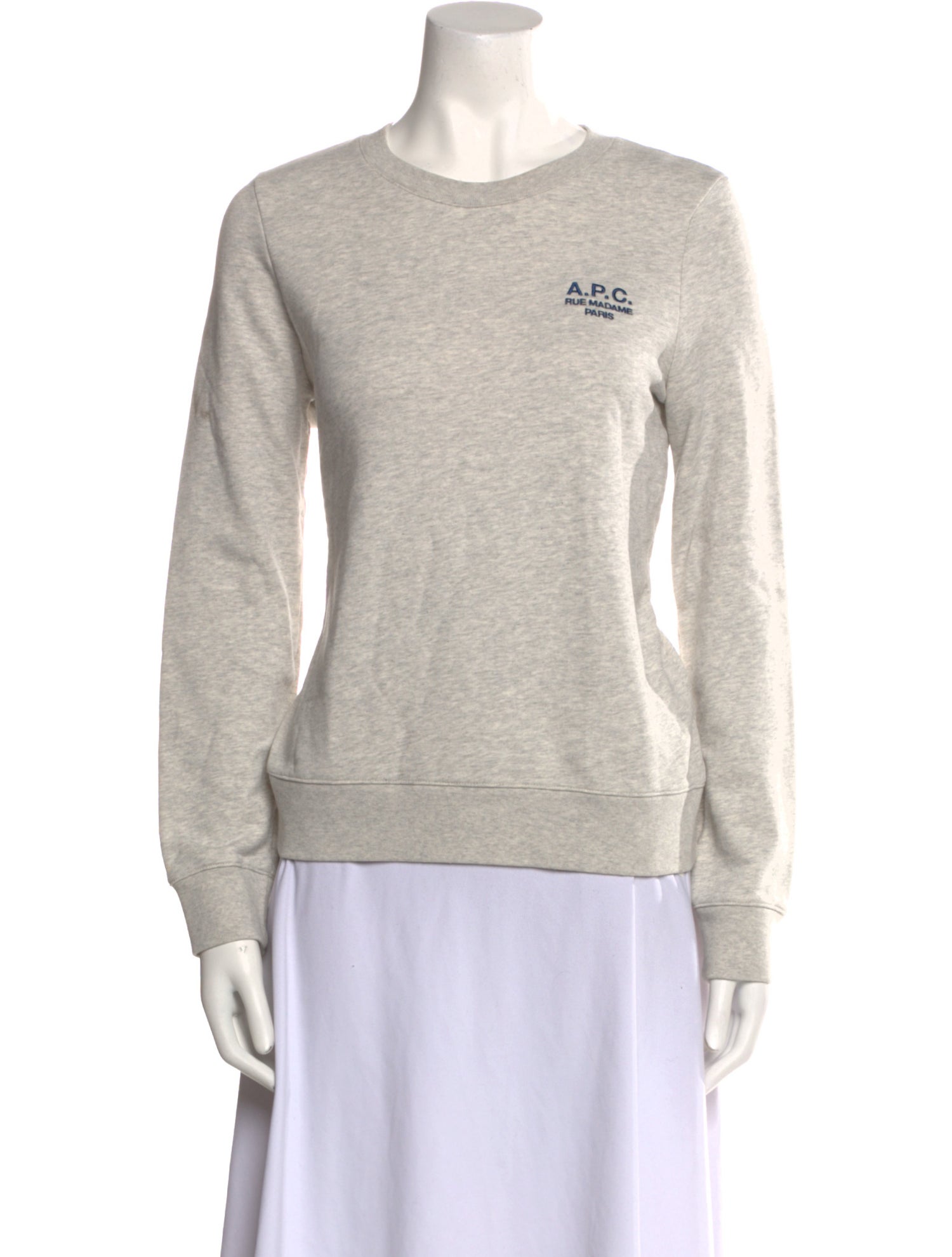 A.P.C. Crew Neck Long Sleeve Sweatshirt