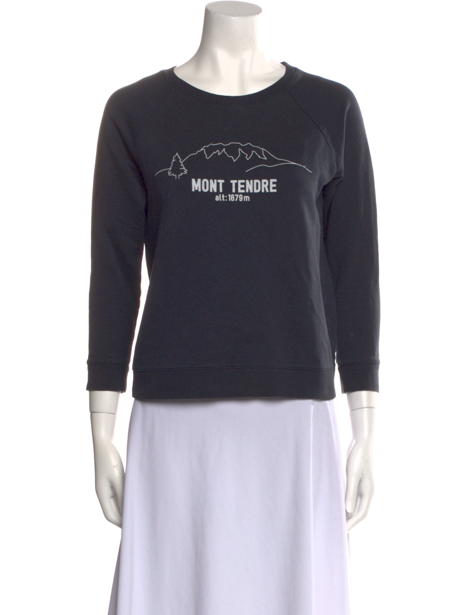 A.P.C. Graphic Print Crew Neck Sweatshirt