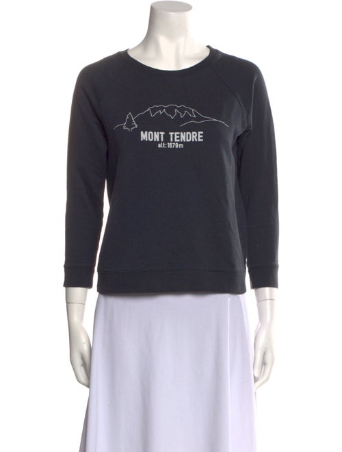 A.P.C. Graphic Print Crew Neck Sweatshirt