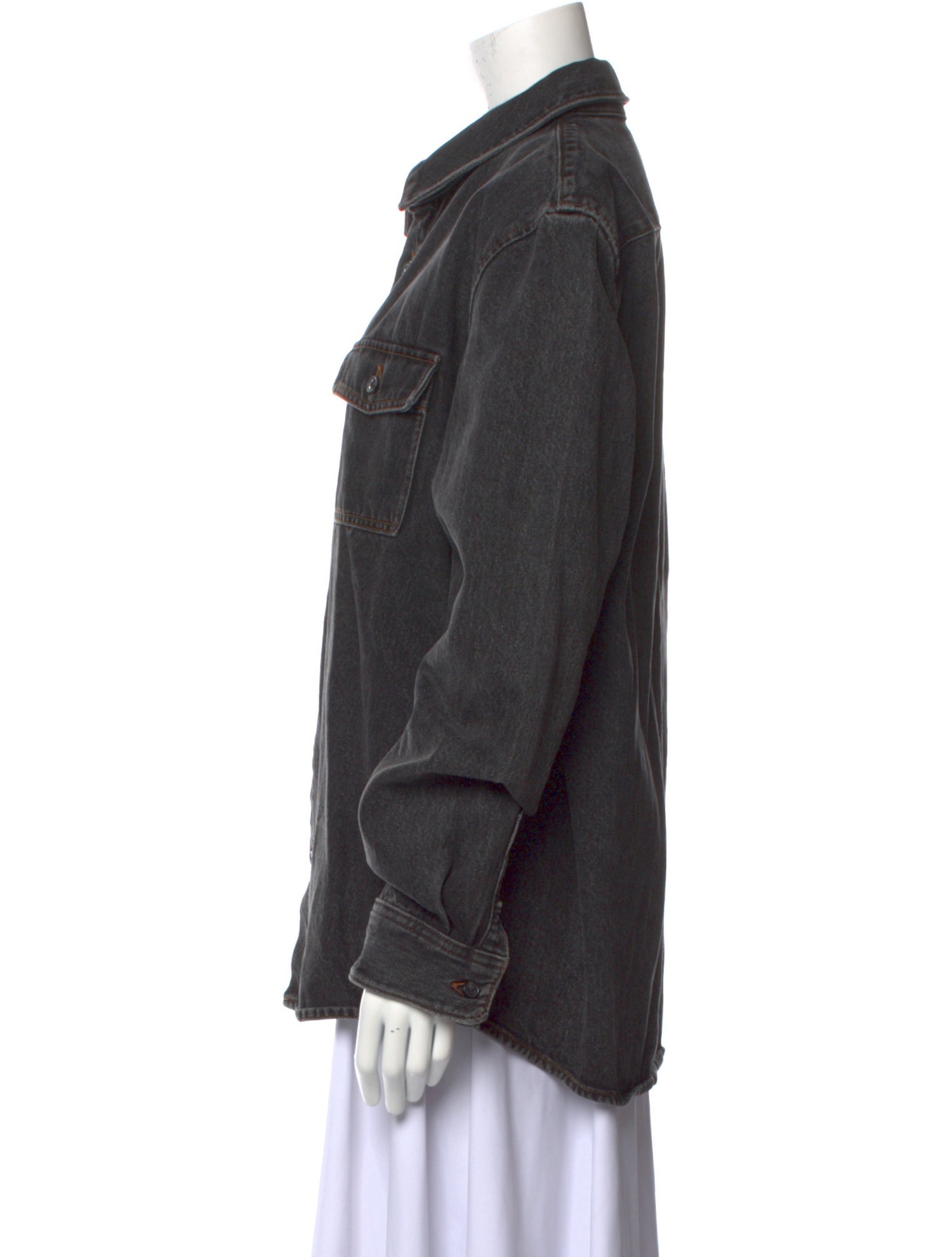 A.P.C. Long Sleeve Button-Up Top