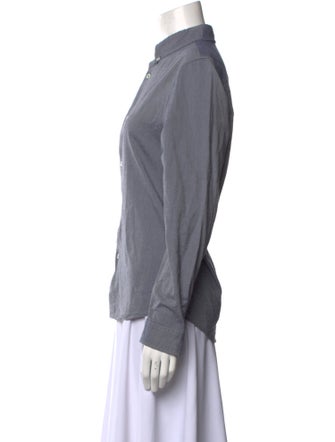 A.P.C. Long Sleeve Button-Up Top