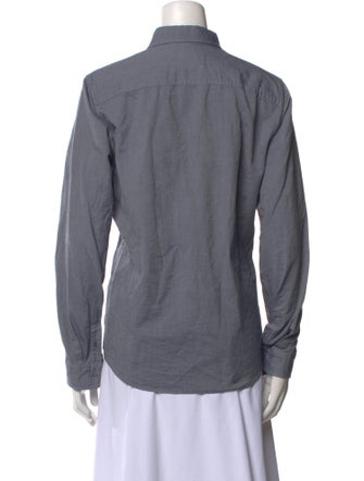 A.P.C. Long Sleeve Button-Up Top