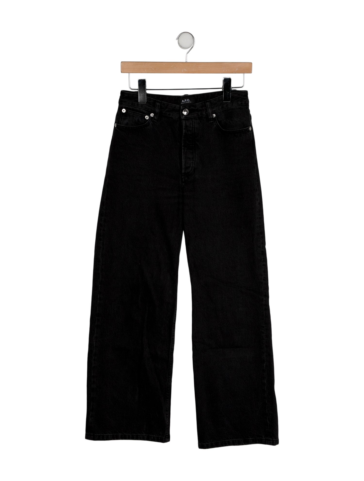A.P.C. Mid-Rise Wide Leg Jeans
