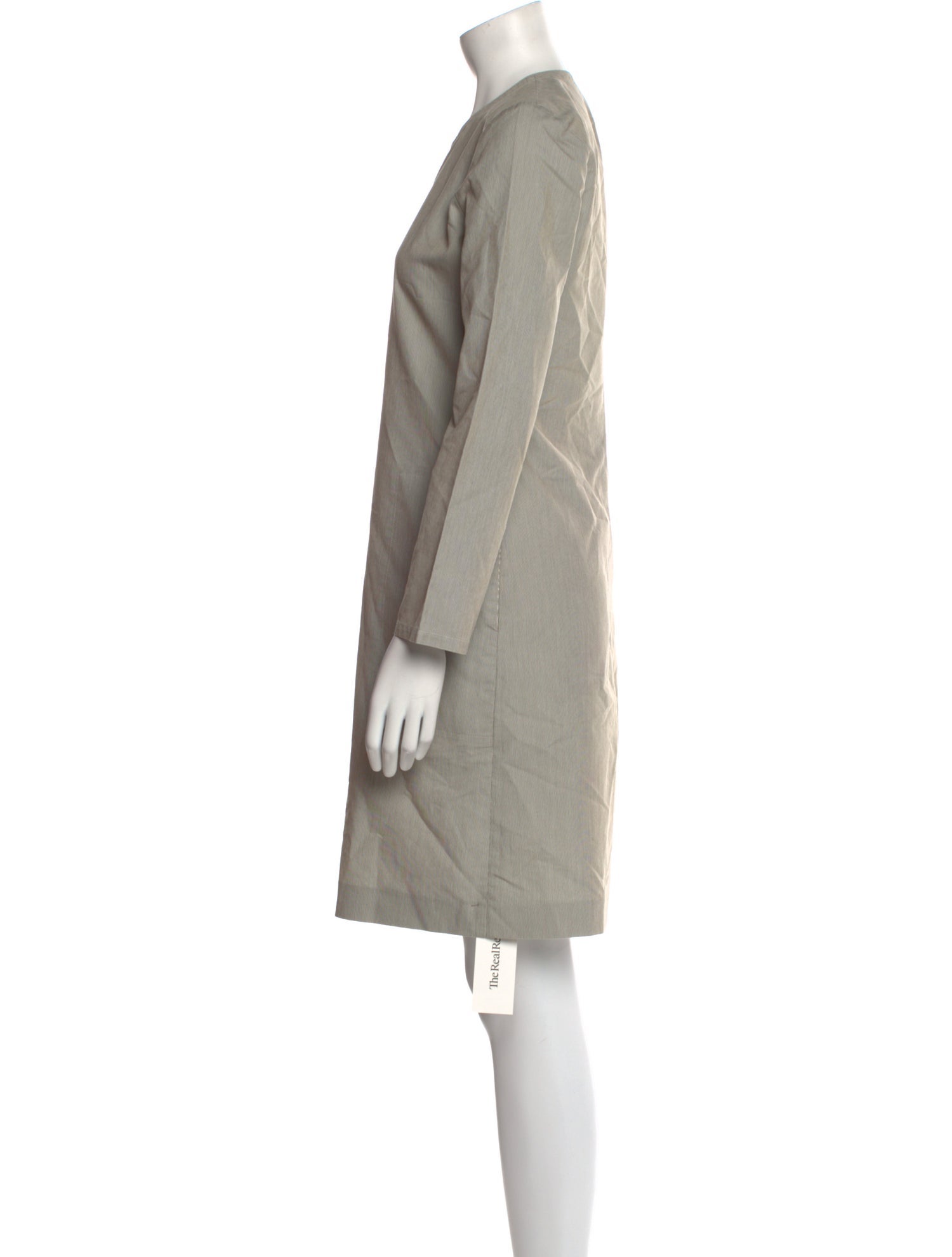 A.P.C. V-Neck Knee-Length Dress