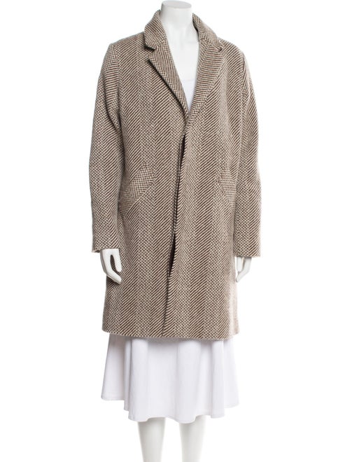 A.P.C. Virgin Wool Striped Coat