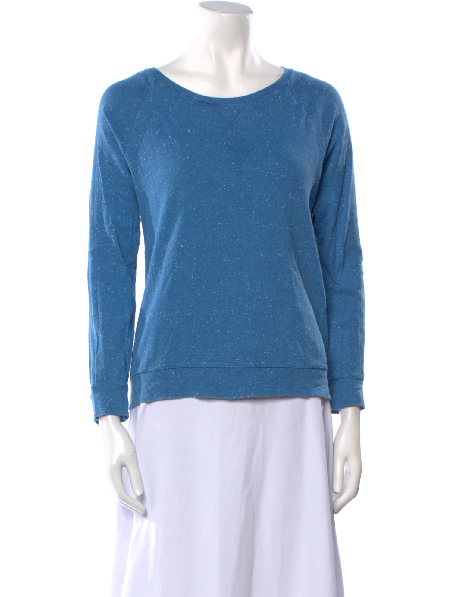 A.P.C. Bateau Neckline Three-Quarter Sleeve Sweatshirt