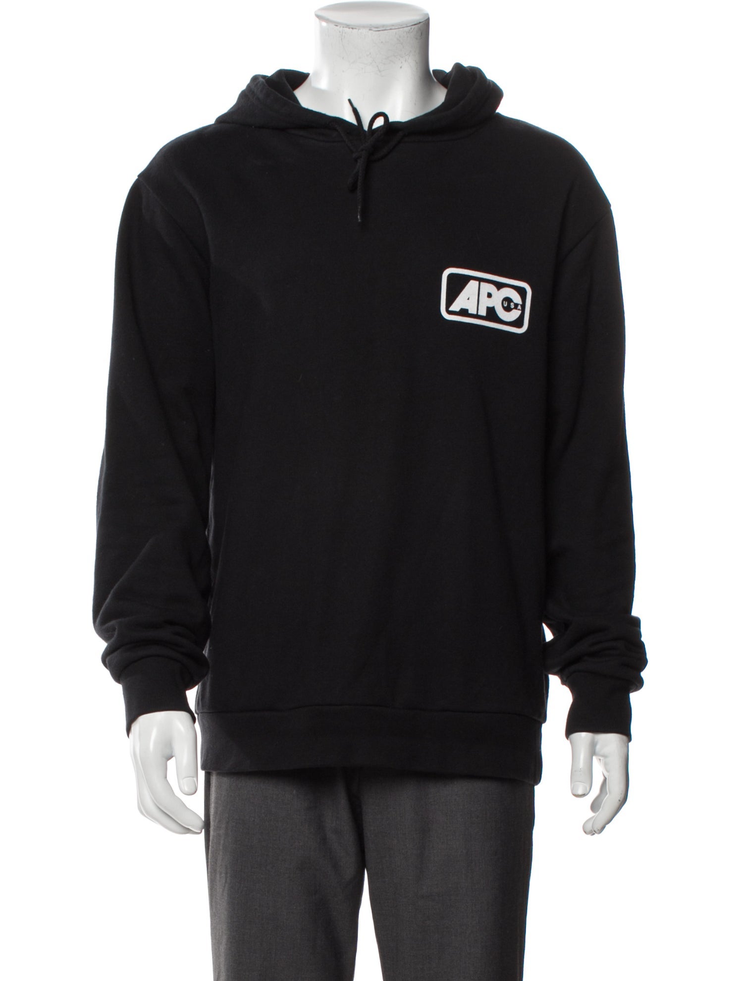A.P.C. Graphic Print Crew Neck Hoodie