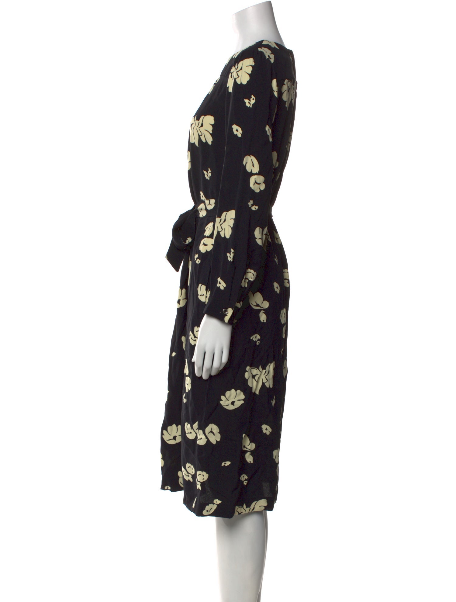 A.P.C. Floral Print Midi Length Dress