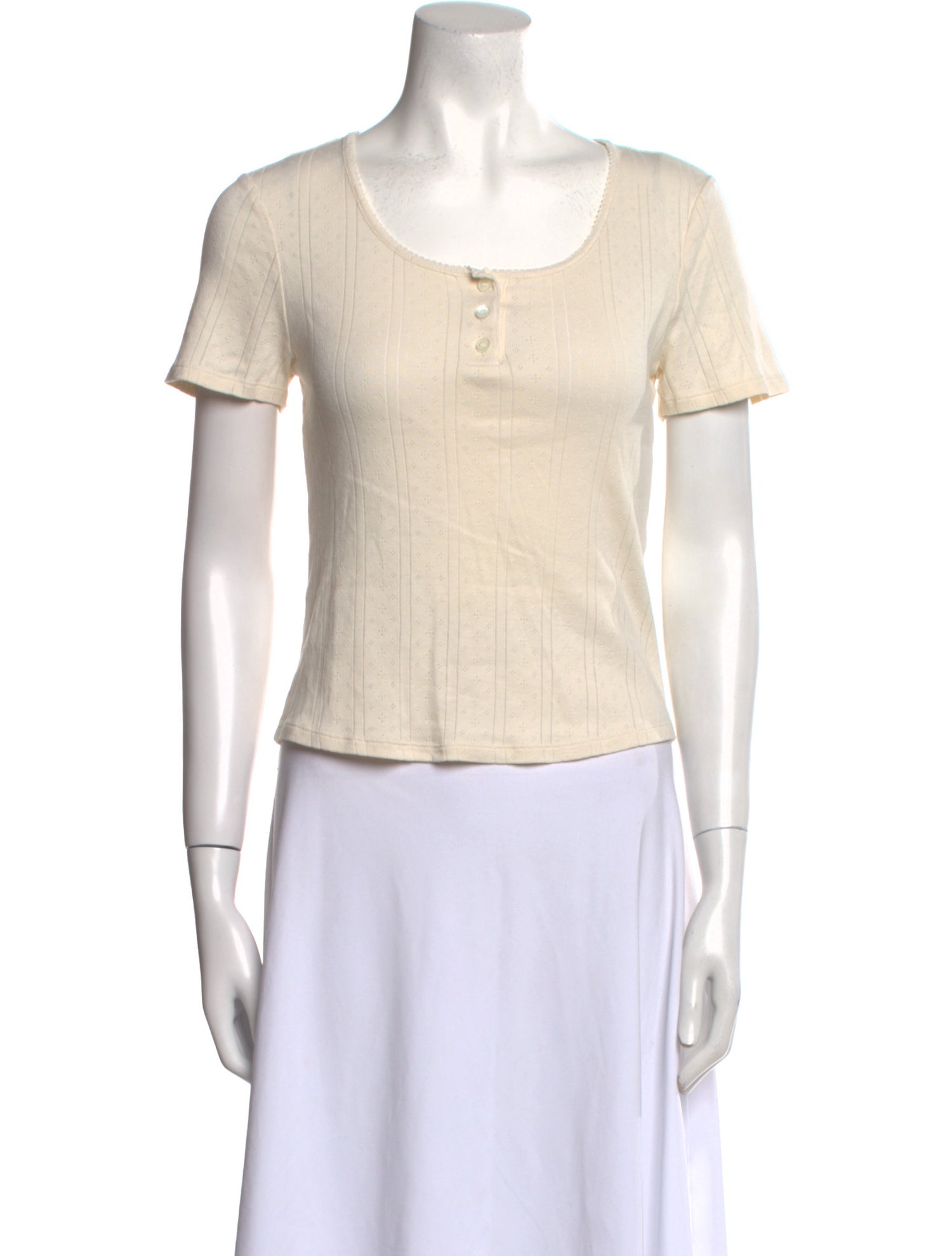 A.P.C. Scoop Neck Short Sleeve T-Shirt