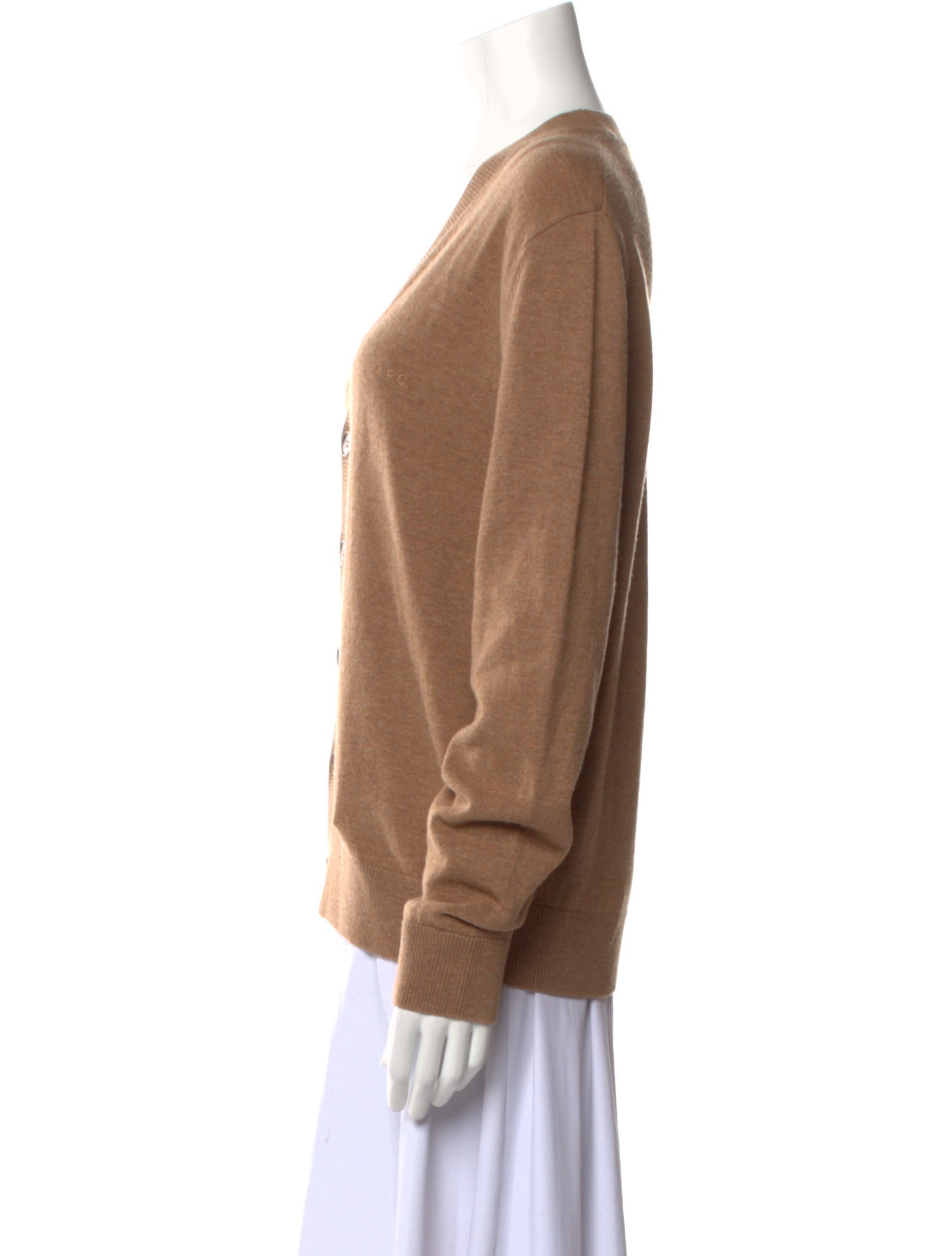 A.P.C. Virgin Wool V-Neck Sweater