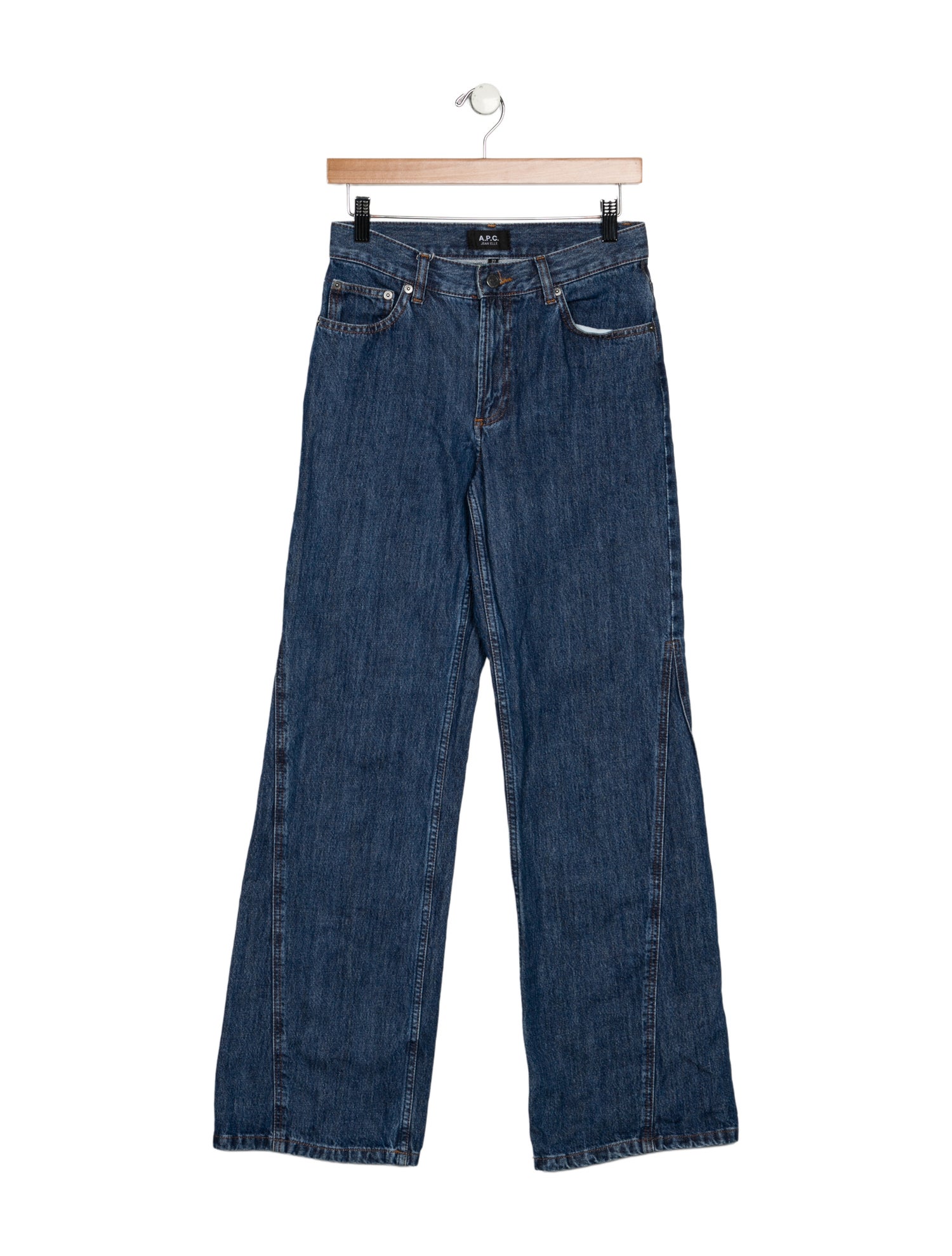 A.P.C. Mid-Rise Wide Leg Jeans