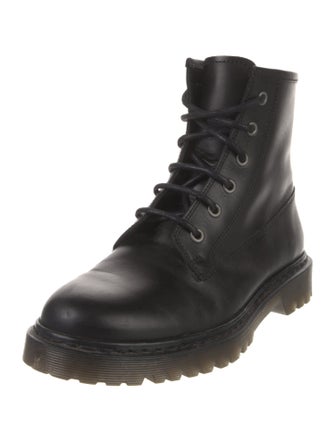 A.P.C. Leather Combat Boots