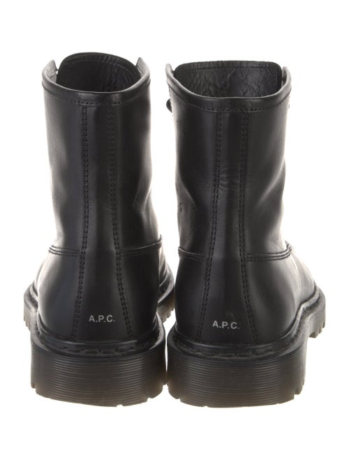 A.P.C. Leather Combat Boots