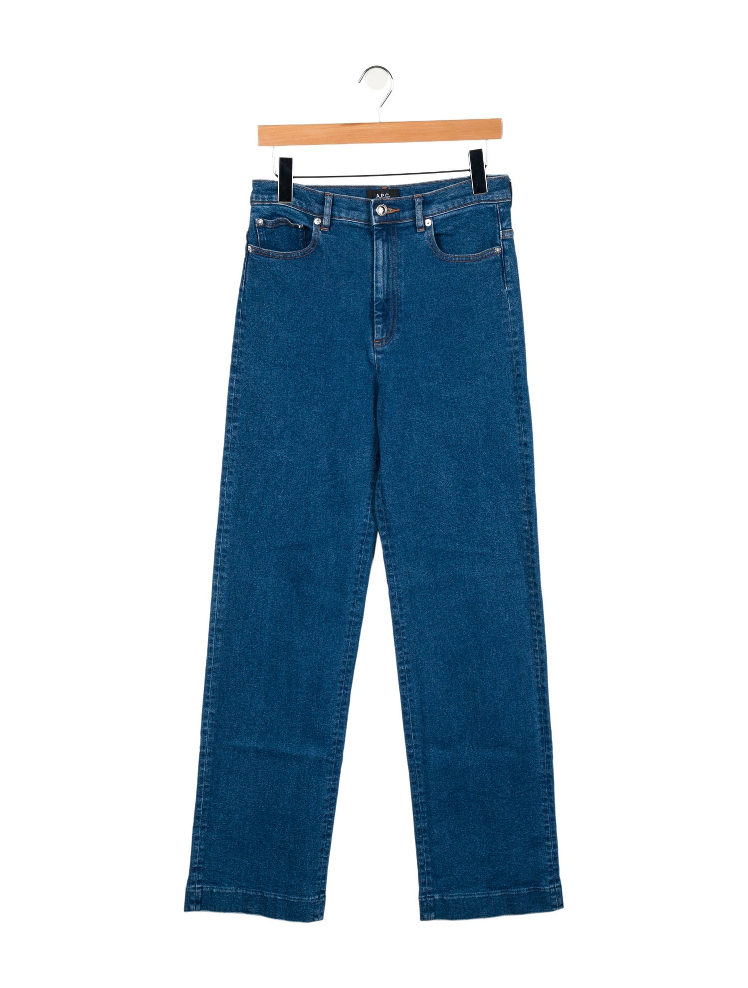 A.P.C. High-Rise Wide Leg Jeans
