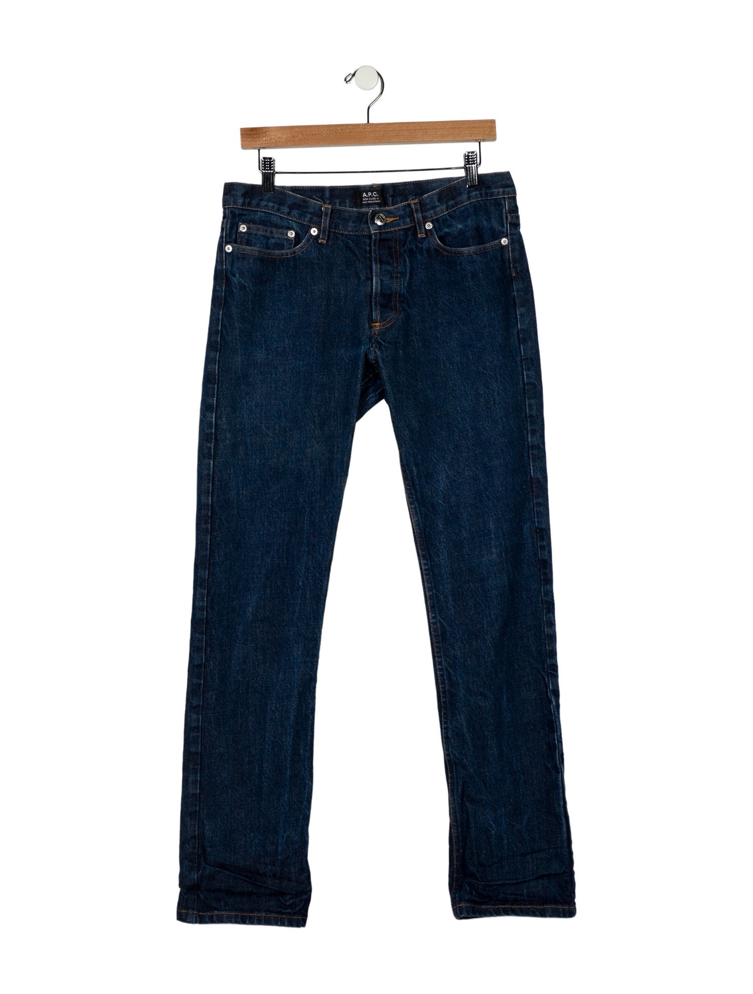 A.P.C. Mid-Rise Straight Leg Jeans
