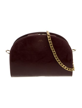 A.P.C. Patent Leather Shoulder Bag