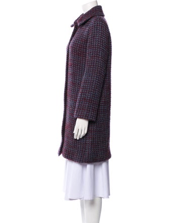 A.P.C. Wool Tweed Pattern Coat