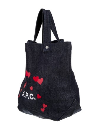 A.P.C. Denim Top Handle Bag