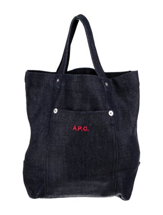 A.P.C. Denim Top Handle Bag