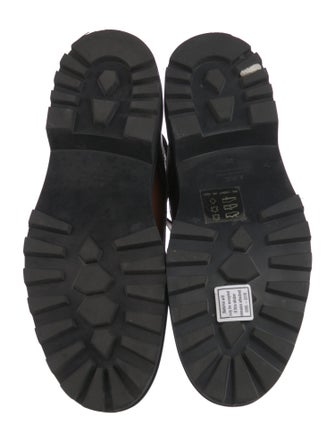 A.P.C. Leather Combat Boots