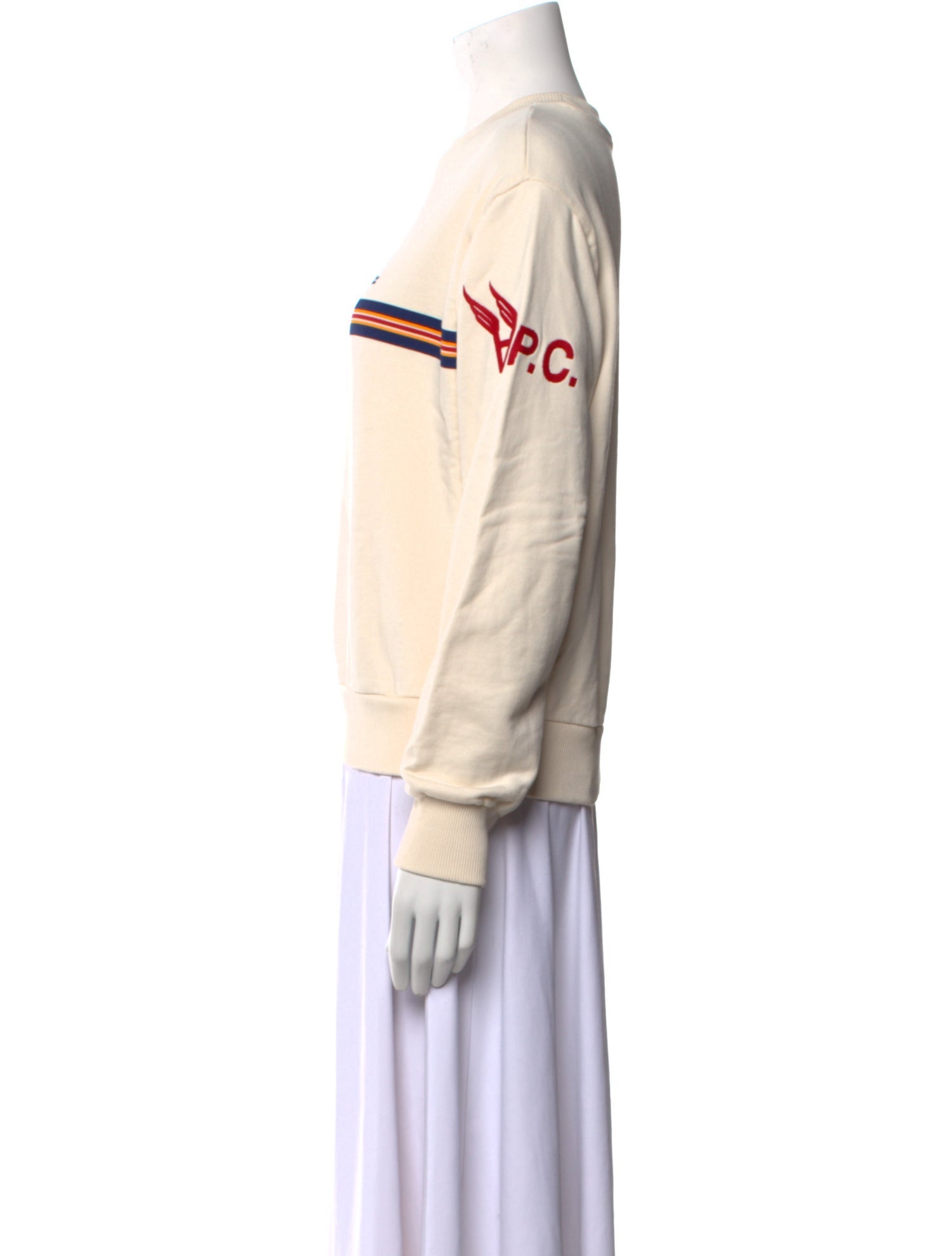 A.P.C. Graphic Print Crew Neck Sweatshirt