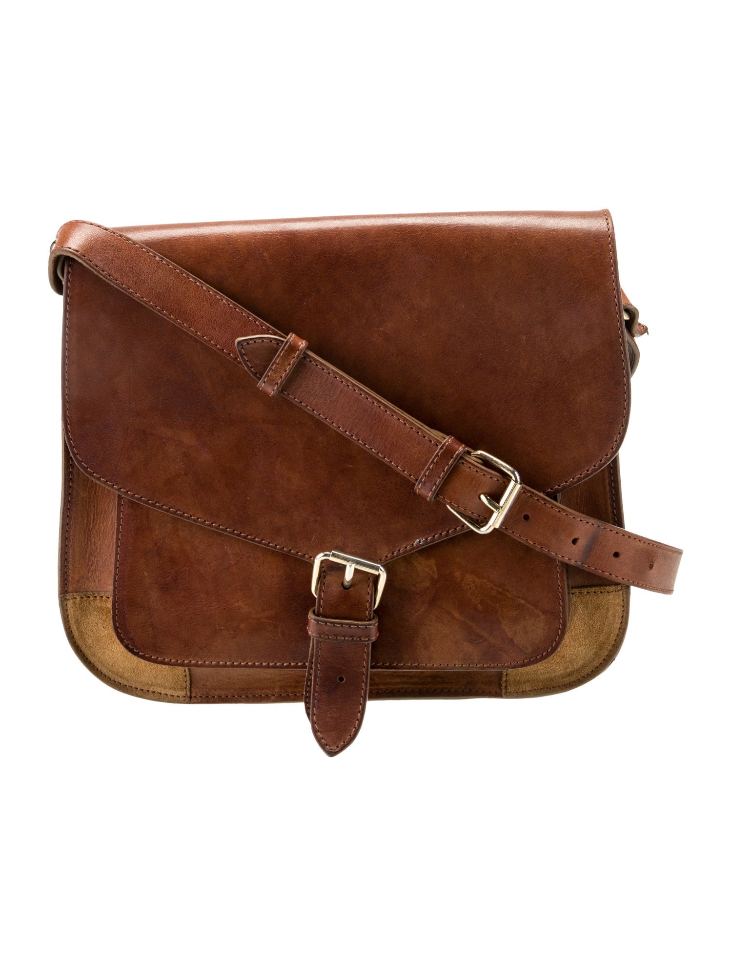 A.P.C. Leather Messenger Bag