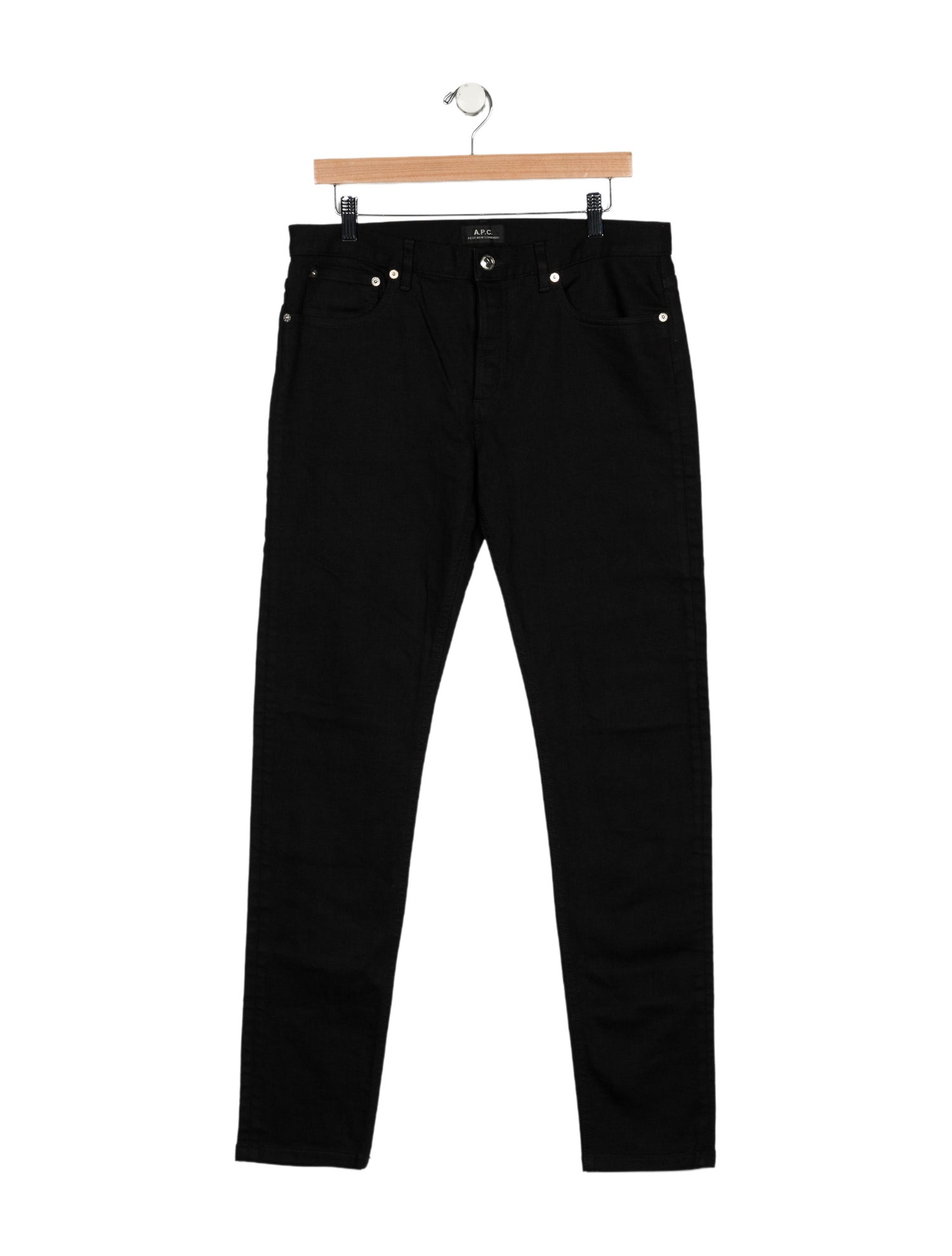 A.P.C. High-Rise Straight Leg Jeans