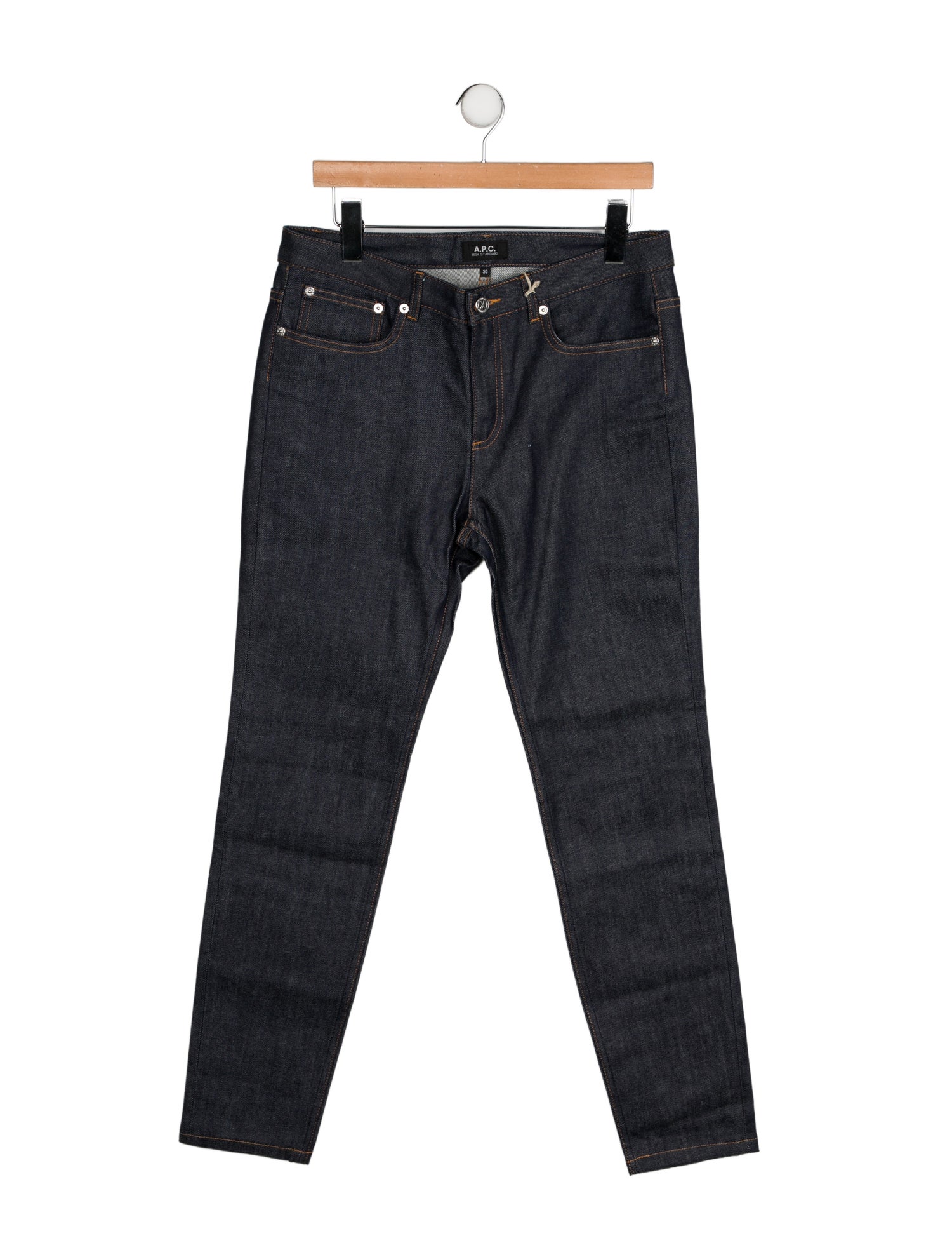 A.P.C. Mid-Rise Straight Leg Jeans
