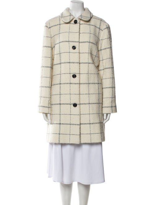 A.P.C. Wool Plaid Print Coat