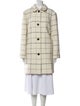 A.P.C. Wool Plaid Print Coat